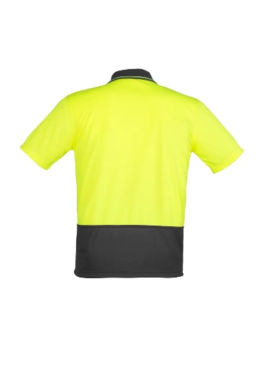 Picture of Syzmik, Unisex Hi Vis Basic Spliced S/S Polo